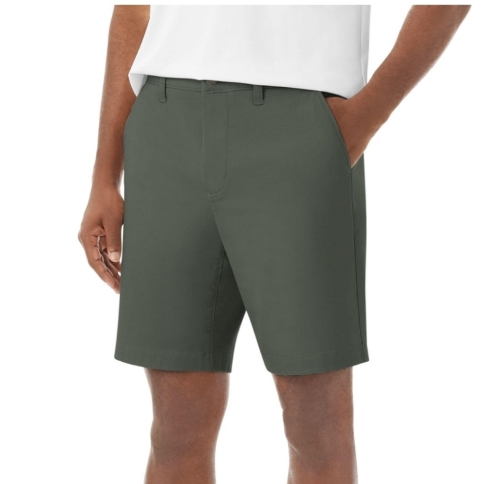 Member's Mark Men's Everyday Flat Front Twill Short Inseam 9 Inch Size 40